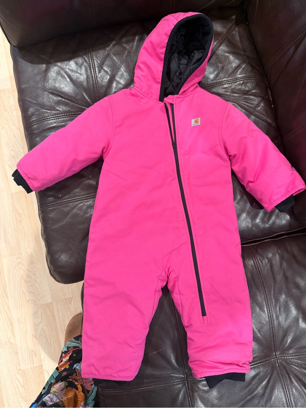 Carhartt Kids Pink Jacket with Black Lining